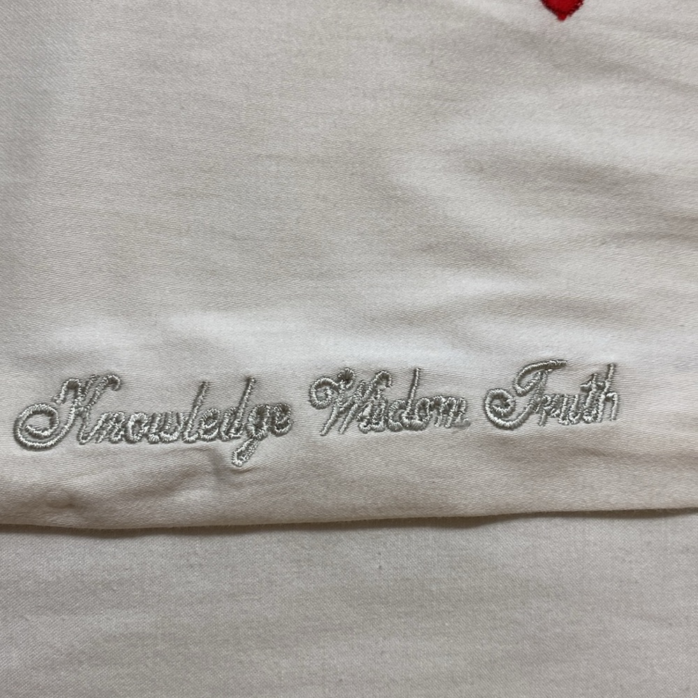 Robert Graham White Shirt with Red Wine Design - Picture 9 of 9